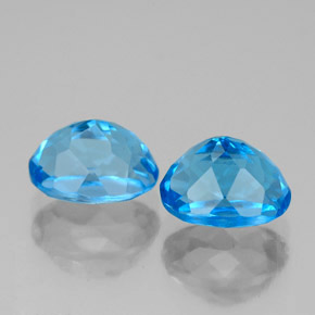 Achetez naturel ct bleue topaze gems, coupe ovale, en provenance brésil chez gemselect. en stock, livraison internationale!