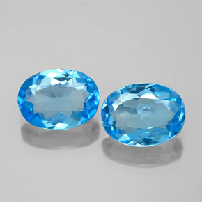 Achetez naturel ct bleue topaze gems, coupe ovale, en provenance brésil chez gemselect. en stock, livraison internationale!
