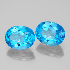 Achetez naturel ct bleue topaze gems, coupe ovale, en provenance brésil chez gemselect. en stock, livraison internationale!
