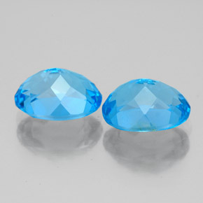 Achetez naturel ct bleue topaze gems, coupe ovale, en provenance brésil chez gemselect. en stock, livraison internationale!