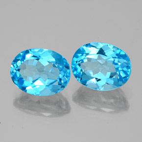 Achetez naturel 5,15ct bleue topaze gems, coupe ovale, en provenance brésil chez gemselect. en stock, livraison internationale!