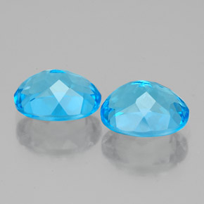 Achetez naturel 5,15ct bleue topaze gems, coupe ovale, en provenance brésil chez gemselect. en stock, livraison internationale!
