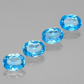 Achetez naturel ct bleue topaze gems, coupe ovale, en provenance brésil chez gemselect. en stock, livraison internationale!