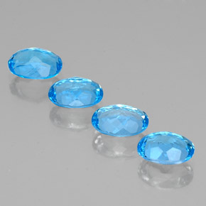 Achetez naturel ct bleue topaze gems, coupe ovale, en provenance brésil chez gemselect. en stock, livraison internationale!