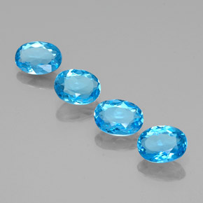 Achetez naturel ct bleue topaze gems, coupe ovale, en provenance brésil chez gemselect. en stock, livraison internationale!