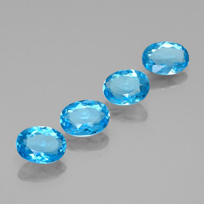 Achetez naturel ct bleue topaze gems, coupe ovale, en provenance brésil chez gemselect. en stock, livraison internationale!