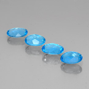 Achetez naturel ct bleue topaze gems, coupe ovale, en provenance brésil chez gemselect. en stock, livraison internationale!