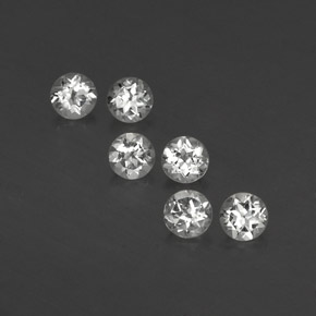 Achetez naturel ct blanc topaze gems, coupe roude, en provenance brésil chez gemselect. en stock, livraison internationale!