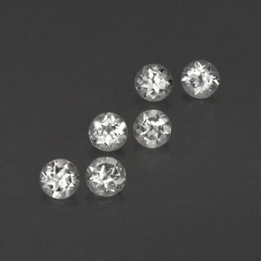 Achetez naturel ct blanc topaze gems, coupe roude, en provenance brésil chez gemselect. en stock, livraison internationale!