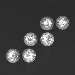 Achetez naturel ct blanc topaze gems, coupe roude, en provenance brésil chez gemselect. en stock, livraison internationale!