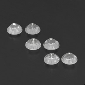 Achetez naturel ct blanc topaze gems, coupe roude, en provenance brésil chez gemselect. en stock, livraison internationale!