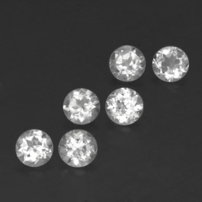Achetez naturel ct blanc topaze gems, coupe roude, en provenance brésil chez gemselect. en stock, livraison internationale!