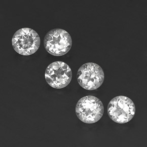 Achetez naturel ct blanc topaze gems, coupe roude, en provenance brésil chez gemselect. en stock, livraison internationale!