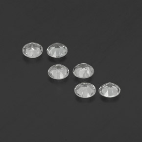 Achetez naturel ct blanc topaze gems, coupe roude, en provenance brésil chez gemselect. en stock, livraison internationale!