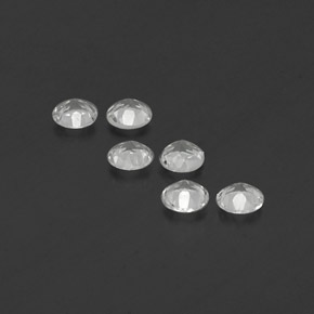 Achetez naturel ct blanc topaze gems, coupe roude, en provenance brésil chez gemselect. en stock, livraison internationale!