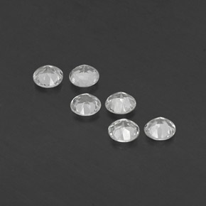 Achetez naturel ct blanc topaze gems, coupe roude, en provenance brésil chez gemselect. en stock, livraison internationale!