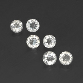 Achetez naturel ct blanc topaze gems, coupe roude, en provenance brésil chez gemselect. en stock, livraison internationale!