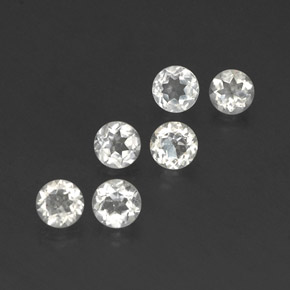 Achetez naturel ct blanc topaze gems, coupe roude, en provenance brésil chez gemselect. en stock, livraison internationale!