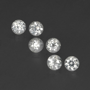 Achetez naturel ct blanc topaze gems, coupe roude, en provenance brésil chez gemselect. en stock, livraison internationale!