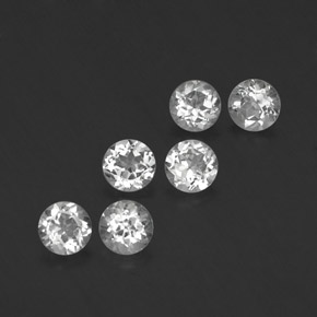 Achetez naturel ct blanc topaze gems, coupe roude, en provenance brésil chez gemselect. en stock, livraison internationale!