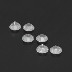 Achetez naturel ct blanc topaze gems, coupe roude, en provenance brésil chez gemselect. en stock, livraison internationale!