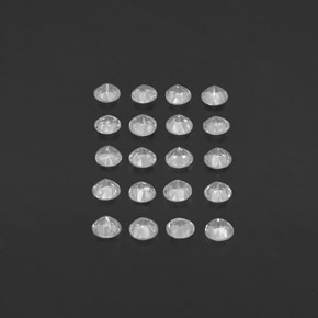 Achetez naturel ct blanc topaze gems, coupe roude, en provenance brésil chez gemselect. en stock, livraison internationale!