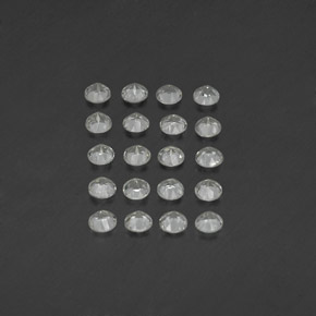 Achetez naturel ct blanc topaze gems, coupe roude, en provenance brésil chez gemselect. en stock, livraison internationale!