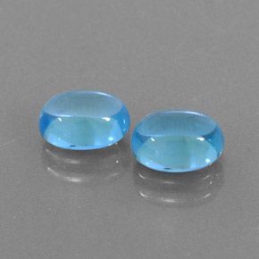 Achetez naturel ct bleue topaze gems, coupe ovale, en provenance brésil chez gemselect. en stock, livraison internationale!