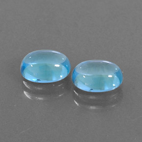 Achetez naturel ct bleue topaze gems, coupe ovale, en provenance brésil chez gemselect. en stock, livraison internationale!