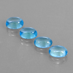 Achetez naturel ct bleue topaze gems, coupe ovale, en provenance brésil chez gemselect. en stock, livraison internationale!