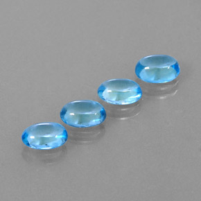Achetez naturel ct bleue topaze gems, coupe ovale, en provenance brésil chez gemselect. en stock, livraison internationale!