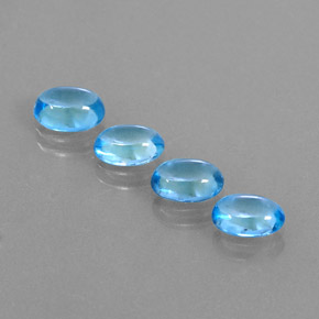 Achetez naturel ct bleue topaze gems, coupe ovale, en provenance brésil chez gemselect. en stock, livraison internationale!