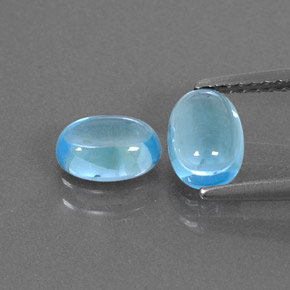 Achetez naturel ct bleue topaze gems, coupe ovale, en provenance brésil chez gemselect. en stock, livraison internationale!