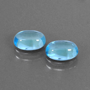 Achetez naturel ct bleue topaze gems, coupe ovale, en provenance brésil chez gemselect. en stock, livraison internationale!