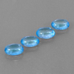 Achetez naturel ct bleue topaze gems, coupe ovale, en provenance brésil chez gemselect. en stock, livraison internationale!
