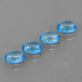 Achetez naturel ct bleue topaze gems, coupe ovale, en provenance brésil chez gemselect. en stock, livraison internationale!