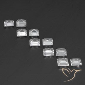 Shop natural 6.97ct Blanc Topaze gems, Carré, from Brésil at GemSelect. In stock, global shipping!