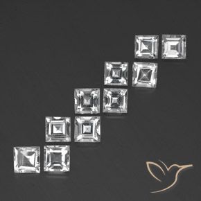 Shop natural 7.97ct Blanc Topaze gems, Carré, from Brésil at GemSelect. In stock, global shipping!