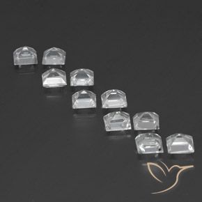 Shop natural 7.97ct Blanc Topaze gems, Carré, from Brésil at GemSelect. In stock, global shipping!