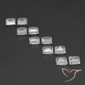 Shop natural 7.10ct Blanc Topaze gems, Carré, from Brésil at GemSelect. In stock, global shipping!
