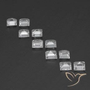 Shop natural 7.35ct Blanc Topaze gems, Carré, from Brésil at GemSelect. In stock, global shipping!
