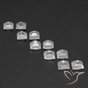 Shop natural 8.32ct Blanc Topaze gems, Carré, from Brésil at GemSelect. In stock, global shipping!