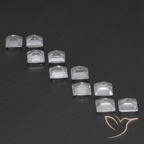 Shop natural 7.68ct Blanc Topaze gems, Carré, from Brésil at GemSelect. In stock, global shipping!