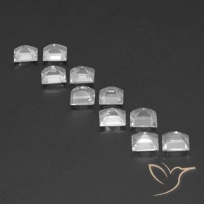 Shop natural 7.45ct Blanc Topaze gems, Carré, from Brésil at GemSelect. In stock, global shipping!