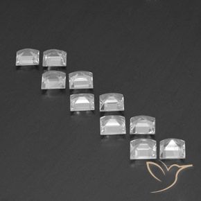 Shop natural 7.15ct Blanc Topaze gems, Carré, from Brésil at GemSelect. In stock, global shipping!