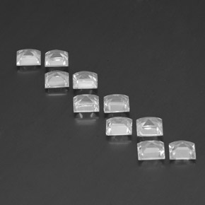 Achetez naturel 7,41ct blanc topaze gems, carré, en provenance brésil chez gemselect. en stock, livraison internationale!