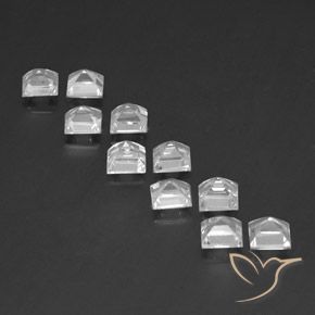 Shop natural 8.30ct Blanc Topaze gems, Carré, from Brésil at GemSelect. In stock, global shipping!
