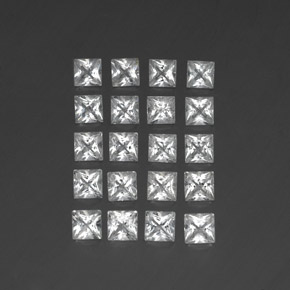 Achetez naturel 4,91ct blanc topaze gems, carré, en provenance brésil chez gemselect. en stock, livraison internationale!