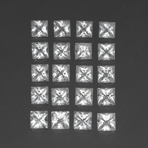 Achetez naturel 4,91ct blanc topaze gems, carré, en provenance brésil chez gemselect. en stock, livraison internationale!