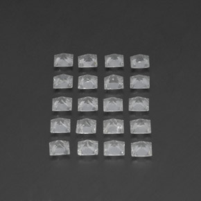 Achetez naturel 4,91ct blanc topaze gems, carré, en provenance brésil chez gemselect. en stock, livraison internationale!